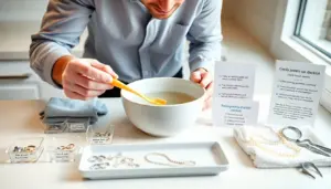 how to clean jewelry at home