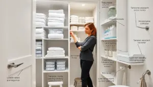 bathroom closet organization ideas